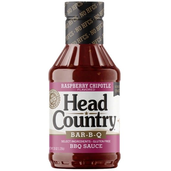 Head Country Raspberry Chipotle BBQ Sauce, 20 oz