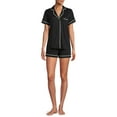 thumbnail image 2 of Secret Treasures Women's and Women's Plus Size Top and Shorts Pajama Set, 2-Piece, 2 of 5