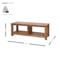 thumbnail image 3 of Tiburon TV Bench , Amber, 3 of 4