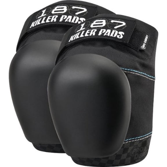 187 Pro Derby Knee Pads Extra Large Black/Black