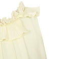 thumbnail image 4 of Little Girls Banana Ruffle Neckline Summer Chiffon Dress 2, 4 of 7