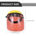 thumbnail image 2 of OULII 1Pc Head Mounted Safety Face Screen Welding Protection PVC Prevent Iron Filings for Welders, 2 of 8