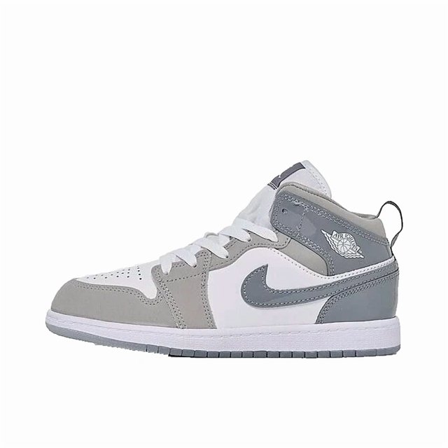 Ni - ke HF3194 100 Little Kids' Air Jordan Retro 1 Mid SE Casual Shoes