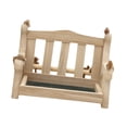 thumbnail image 4 of Columpio para pájaros, dispensador de alimentos, madera, fácil de limpiar, estable, colgante, comedero para pájaros, comedero para terraza, pinzones,, 4 of 8