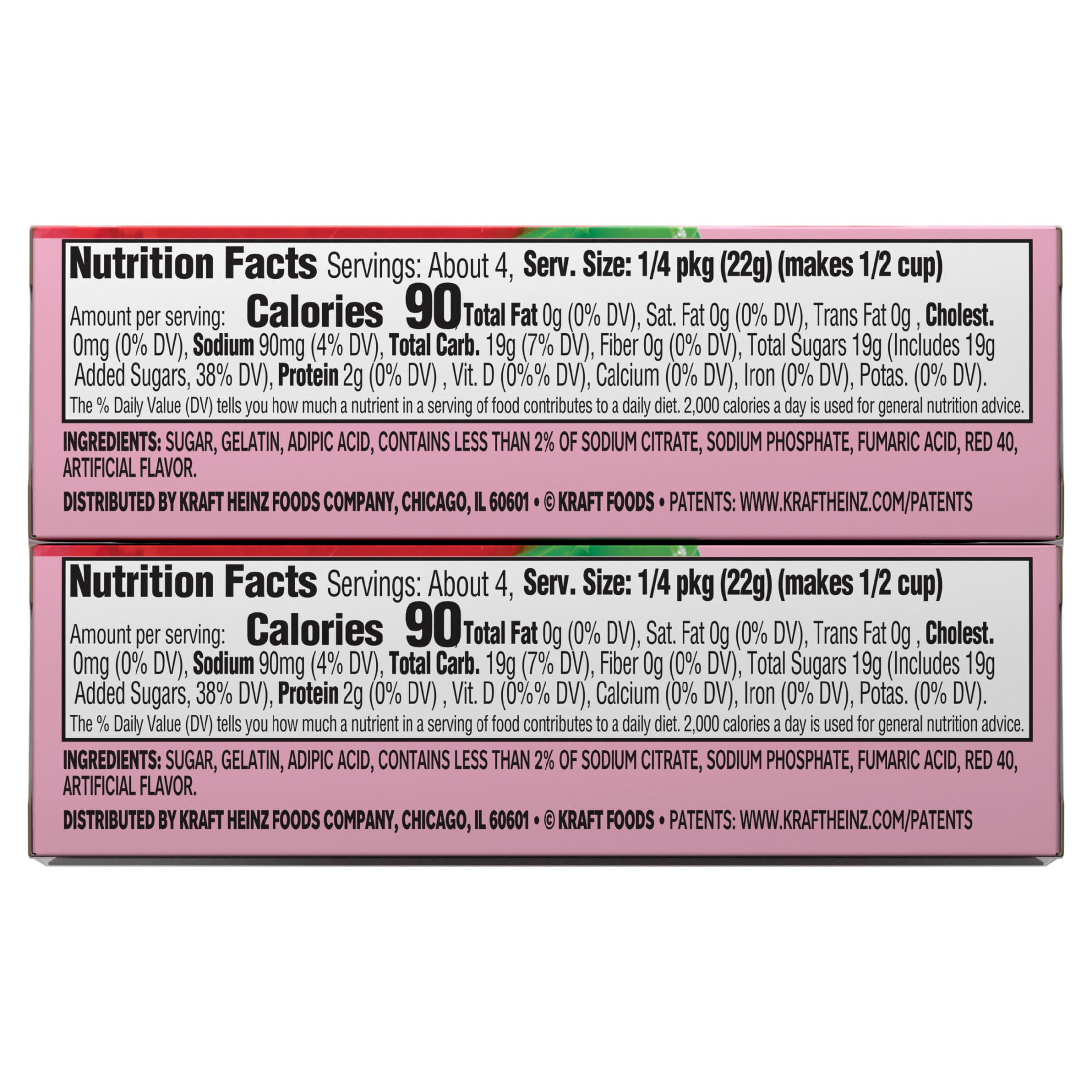 (6 pack) Jell-O Strawberry Gelatin Dessert Mix Value Pack, 4 Count Pack, 3 oz Boxes