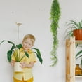 thumbnail image 4 of Hytrove Planta Colgante Artificial Verde Para De Pared Con Hojas Realistas Y Ajustable Para, 4 of 8