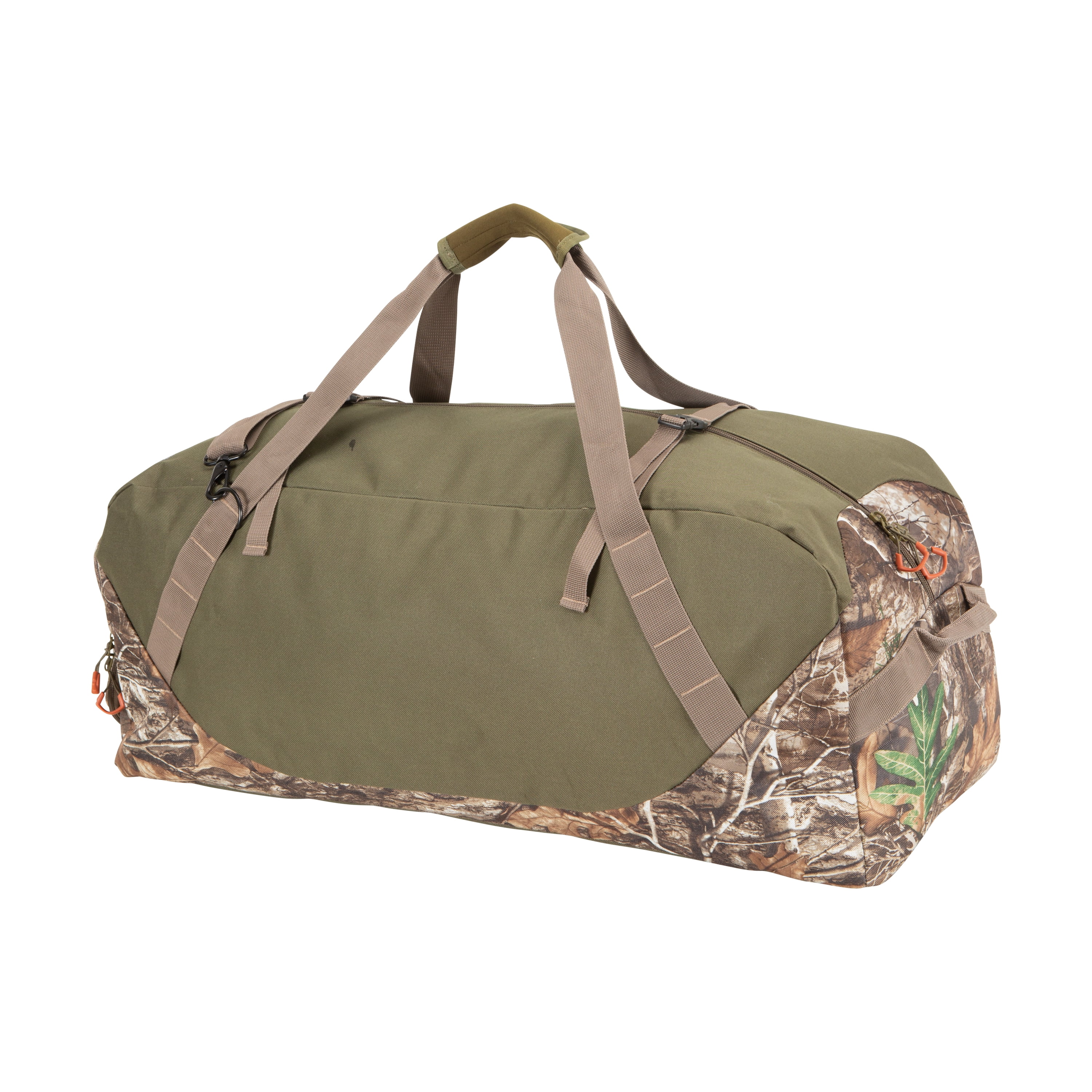 Terrain Basin Travel Duffel Bag, Medium, Realtree Edge, Sports Duffel Bag for Hunting, Polyester, 3 Pockets