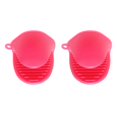 thumbnail image 3 of Guantes de Mini Horno de 4 Piezas con Soporte para , Guantes Rojos Antideslizantes para Microondas, 3 of 9
