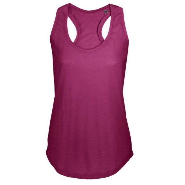 SOLS - Camiseta sin mangas modelo Moka para mujer (Frambuesa)