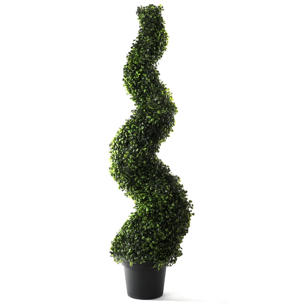Bornbridge Artificial Spiral Topiary Tree 4' Spiral Boxwood Indoor