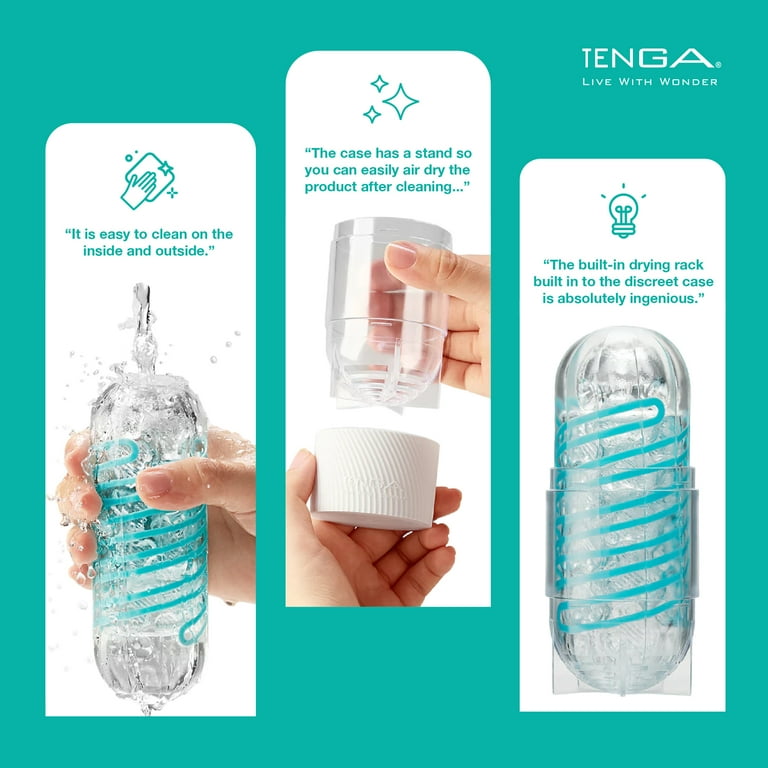 TENGA Spinner 04 Pixel Reusable Spinning Masturbator for Him