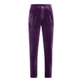 thumbnail image 5 of BUIGTTKLOP Mens Velour Dress Pants Casual Straight Leg Business Pants Wide Leg Work Slacks with Pockets, 5 of 6