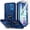 Blue, variant on REQO for Samsung Galaxy A17 5G Case,Samsung A 17 Phone Case with Camera Cover & Kickstand [2 Screen Protector],Military Shockproof Heavy Duty Armour Case for Galaxy A17 2026