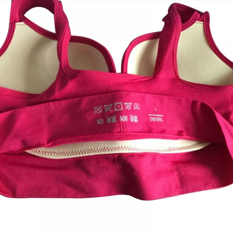 Women Girl's Sports Bras Racerback Bra Seamless Wireless Underwear