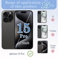 thumbnail image 3 of Reemplazo de cristal trasero ZNZHKR 15 Pro para iPhone 15 Pro de 6.1 pulgadas, 3 of 6