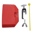 thumbnail image 1 of OULII 1 Set Instrument Red Plastic Alloy Drum Accessory for Children Musical Education Tool, 1 of 7
