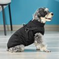 thumbnail image 3 of Dog Coat with Harness Winter Dog Coat Fleece Dog Jacket Waterproof Dog Coat Zipper Dog Jacket Puppy Coat Small Dog Clothes Dog Coat with Reflective Harness for Smal Medium Large Dogs, 3 of 6