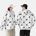 thumbnail image 4 of Lsque Black Rabbit UPF 50+ Lightweight Sun Protection Men's Women's Long Sleeve Shirt, Hoodie Performance -Small, 4 of 9