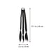 thumbnail image 2 of CRAFTHROU 2Ud Extensión De Ponytail Sintético Negro Fácil De Usar Y Natural, 2 of 8