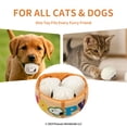 thumbnail image 4 of kashima and Peanuts Bun Toy, Crinkle Sound Catnip Toys, Interactive cat Exercise Kicker Toys, 4 of 5