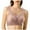 Pink, variant on Women Solid Maternity Open Button Breastfeeding Bra White 40