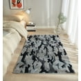 thumbnail image 2 of Mainstays Black & Grey Camouflage Area Rug, 30 in x 46 in, 2 of 6