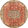 thumbnail image 1 of Ahgly Company Indoor Round Abstract Red Persian Area Rugs, 5' Round, 1 of 6