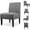 Gray, variant on NiamVelo Accent Chairs Set of 2 Fabric Chair for Living Room Modern Design Armless Dining Chairs, Comfy Upholstered Single Sofa Chairs Side Chairs, White