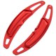thumbnail image 1 of Palanca de cambios de la cubierta del volante para Porsche Cayenne 2010-2021 aleación de aluminio rojo (juego de 2), 1 of 1