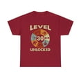 thumbnail image 2 of Level 30 Unlocked-30th Birthday Vintage Video Gamer T-Shirt, 2 of 2