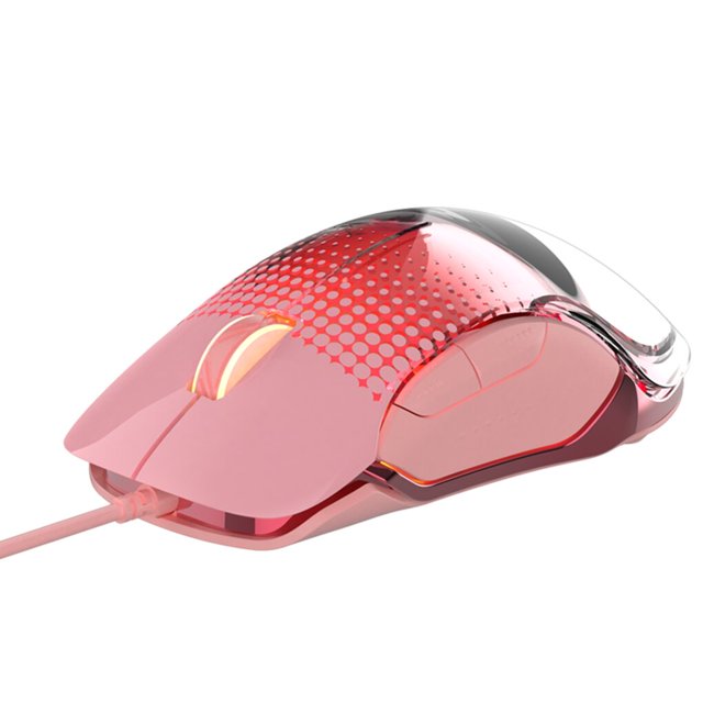 Ajazz Wired Gamer Gaming Mouse 8 botones USB Ajustable Ratones Juego Computadora portátil para el hogar Oficina NegroRosaPorcelana Deng Xun unisex