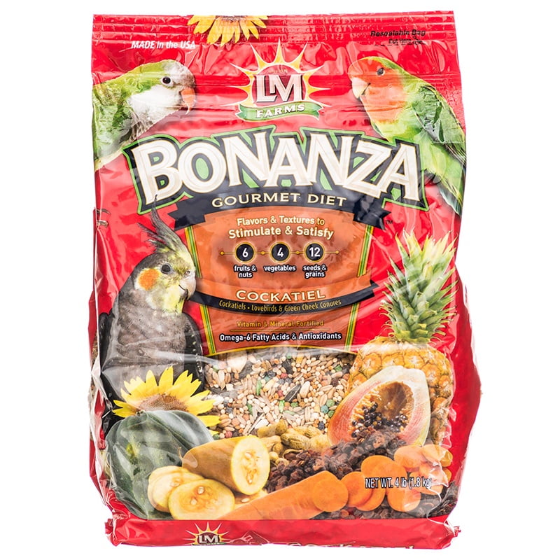 LM Animal Farms Bonanza Gourmet Diet Cockatiel Food 20 lbs