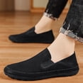 thumbnail image 6 of Mens Driving Loafers Leather Casual Non-slip Soft Sole Work Shoes Lightweight Comfortable Outdoor Walking Shoes Black 10 US, 6 of 7
