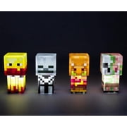 Minecraft Mini Mob Figure Mood Lights | Skeleton, Blaze, Piglin, Zombified Piglin
