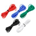thumbnail image 1 of 24 Calibre Silicona Cable 24AWG Eléctrico Cable Trenzado Cable Flexible Estañado Cobre Cable Alta Temperatura Conexión Cable 5 Color 3,0 m/10 Pies 5uds, 1 of 7