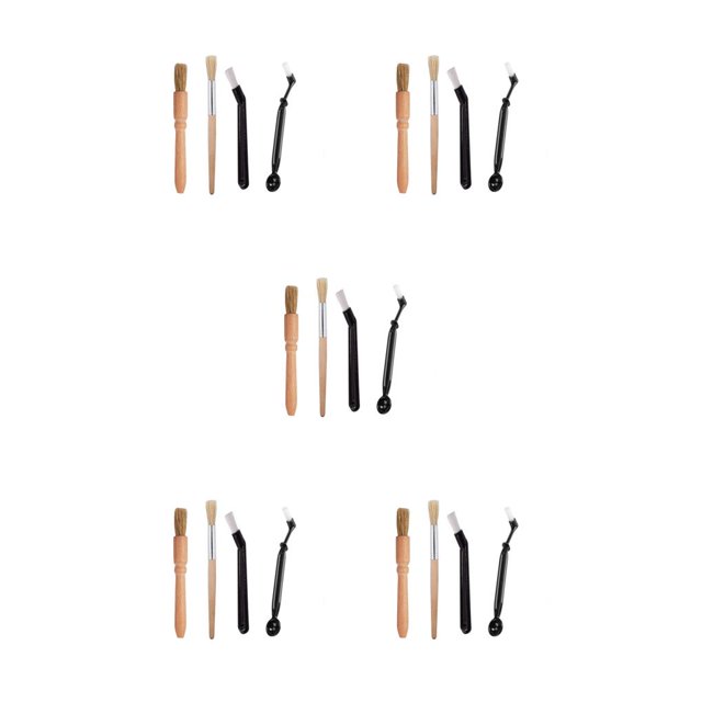 Injueey Juego de cepillos para máquina de café, molinillo, esquinas, cepillos para polvo, herramientas de limpieza Type2 NO2 Injueey CBP308442