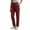 #08 Wine 【Mix & Match: Stock Up on Your Favorite Colors】, variant on Plus Size Women's Solid Color Multi Pocket Logger Pants, Button Zip Fly Straight Ankle Length Twill Trousers, Soft Breathable Workwear Bottoms for Daily Errands Office | TruHer,Gray 2XL