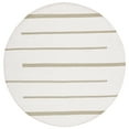 thumbnail image 4 of SAFAVIEH Montauk Oswald Geometric Striped Cotton Area Rug, Light Green/Ivory, 6' x 9', 4 of 10