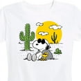 thumbnail image 3 of Peanuts - Snoopy & Woodstock - Women's Short Sleeve Graphic T-Shirt, 3 of 6