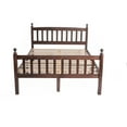 thumbnail image 5 of Better Home Products Paloma 41 x 80" Wood Full Bed with Headboard in Tobacco, 5 of 7