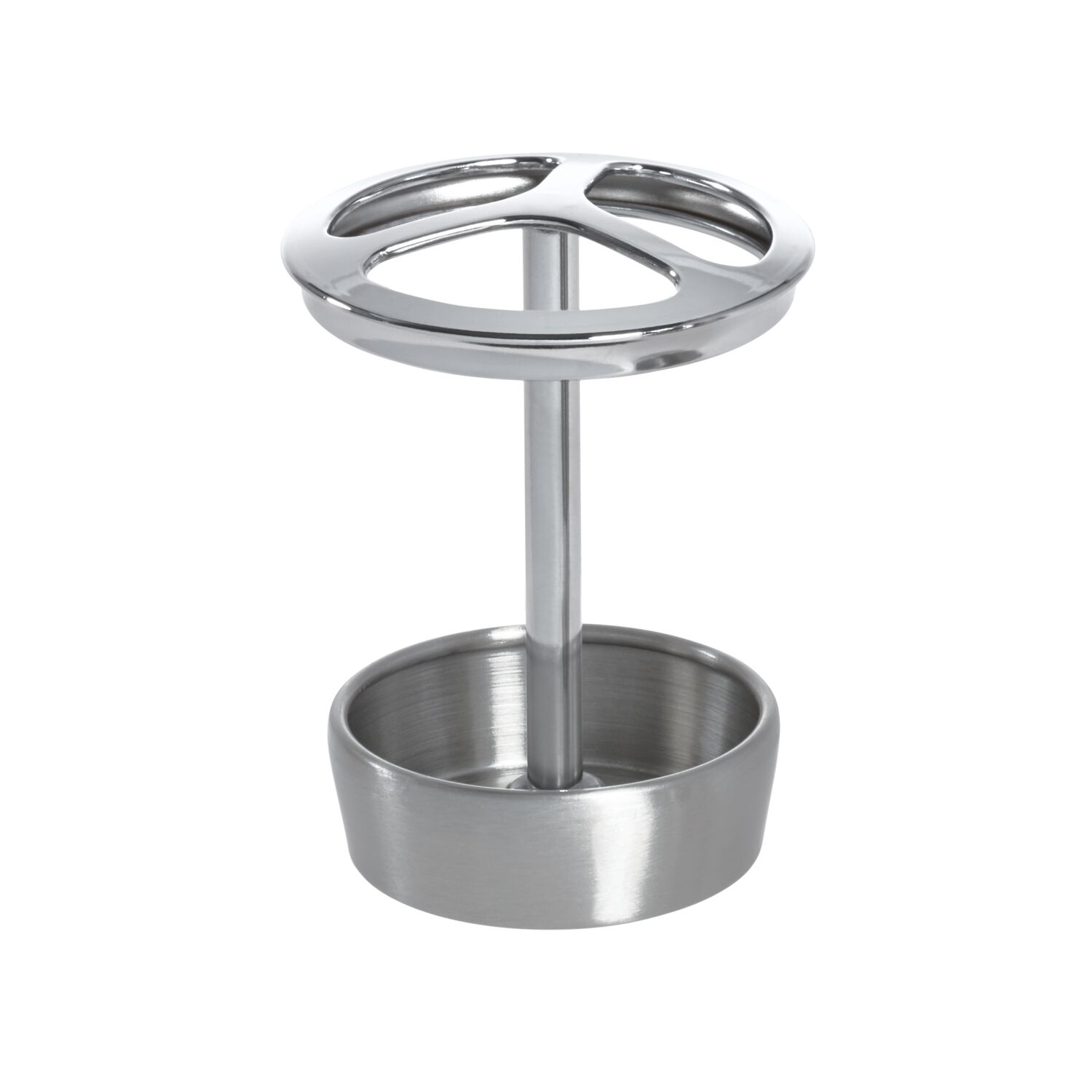 Better Homes & Gardens Two-Toned Metal Brushed Stainless Steel Toothbrush Holder, 1 Each