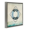 thumbnail image 4 of Stupell Industries Rustic Maritime Life Ring Nautical & Beach Painting Gray Floater Framed Canvas Art Print Wall Art, 25 x 25, 4 of 10
