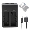 thumbnail image 1 of Camera Camera Battery Charger Dual Slot with Charging Cable for  SJ6 legend, 1 of 7