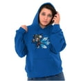 thumbnail image 3 of Street Fighter Chun-Li Lightning Kick Hoodie Sweatshirt Women Men Brisco Brands M, 3 of 6