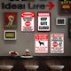 thumbnail image 5 of Placa Metal Vintage para Perro Pintura Hierro Rectangular Bar El 30x40cm 2 Uds., 5 of 9