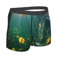 thumbnail image 4 of Uemuo Jelly Fish Pattern Men's Boxer Briefs,Trunk Anti-Chafing,Comfortable, Durable, and Stylish Underwear-Large, 4 of 9