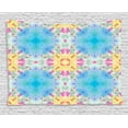 thumbnail image 1 of Psychedelic Decor Tapestry, Kaleidoscopic Design Abstract Art Blurred Wavy Ornaments Oriental Image, Wall Hanging for Bedroom Living Room Dorm Decor, 60W X 40L Inches, Pink Blue, by Ambesonne, 1 of 2