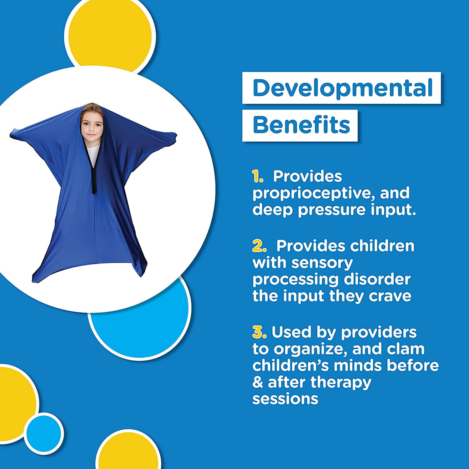Body Sock Sensory Sox - Sensory Processing - Small - Blue