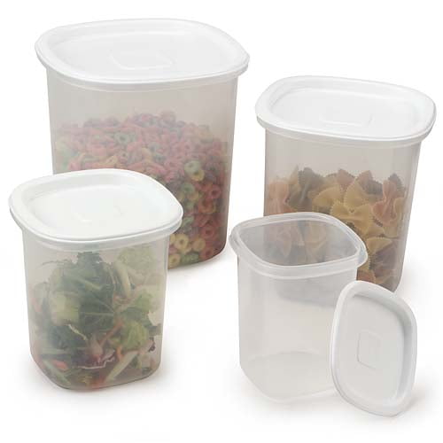 rubbermaid rubgermaid 8pc canister set - walmart.com