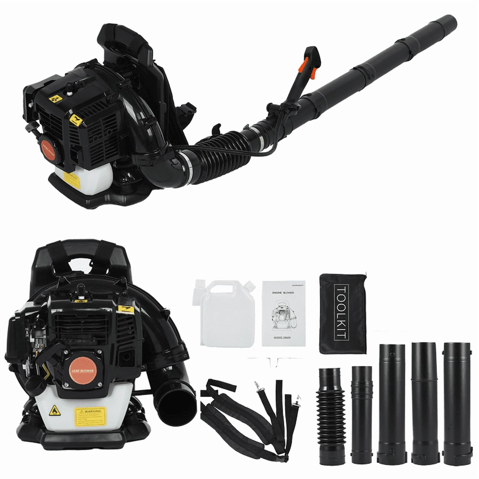 Seipouy Leaf Blower Backpack, 52CC 2-Stroke 550 CFM 1.7 HP Gas Powered Strong Air Flow , Ideal for Leaf, Sand, Gravel, Snow, Yard and Driveway